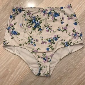 Kortni Jeane High Rise Bottoms Small Floral Print
